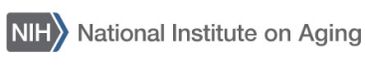 Logo of the National Institute on Aging with NIH emblem.