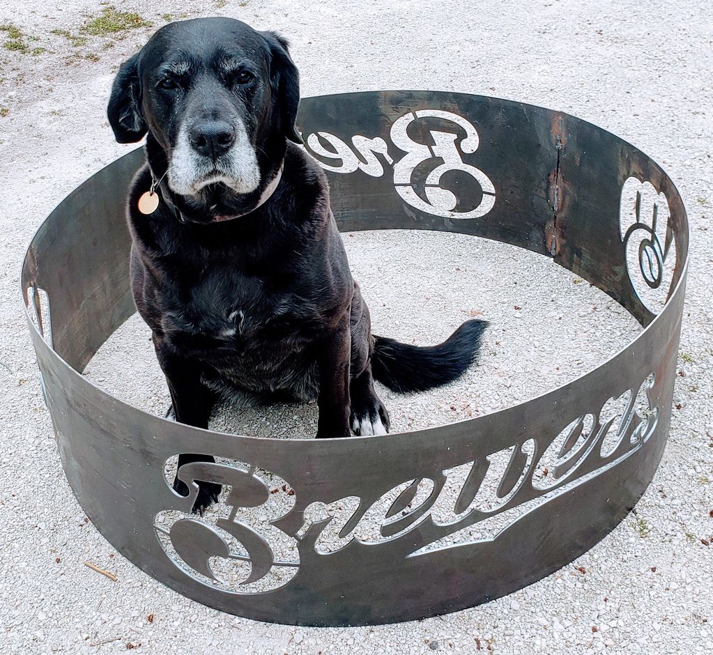 custom steel fire pit ring