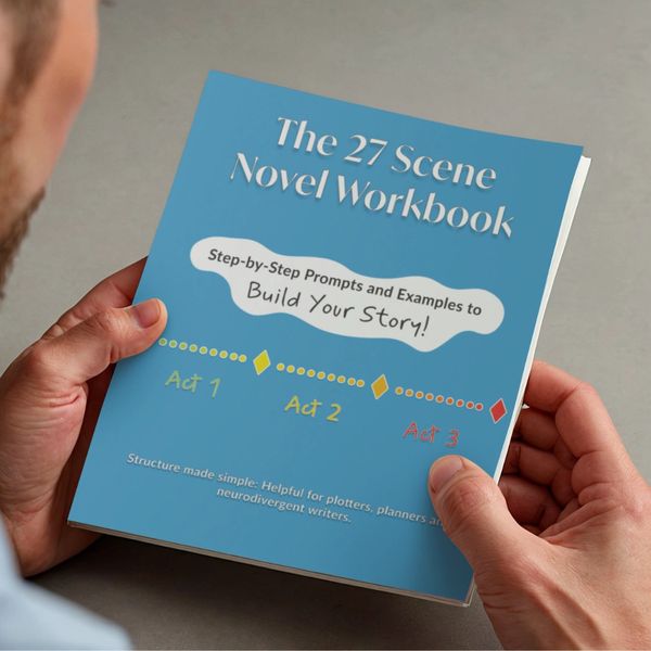 The 27 Scene Novel Workbook
written with neurodivergent and dyslexic authors/writers in mind