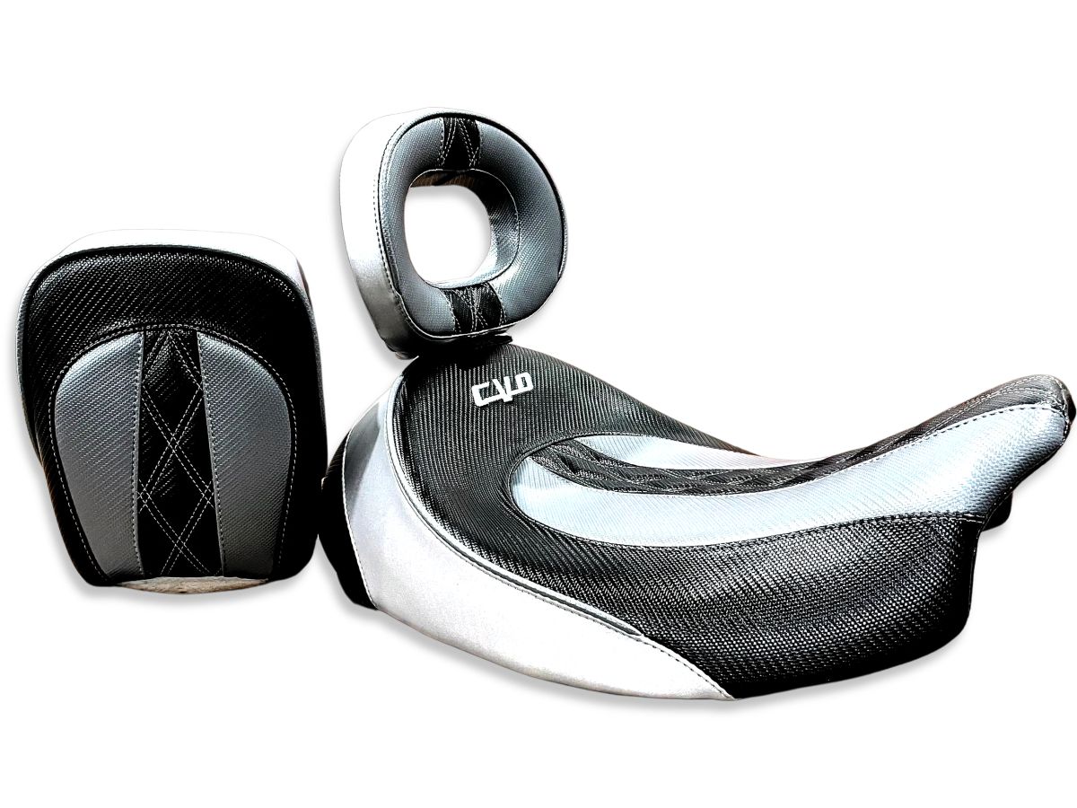 BAGGER/TOURING: SOLO SEATS CVO Double Diamond Stripe
