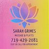 Sarah Grimes LMT, massage & pilates, based in Salida, CO - appointments on location at Aqua Hot Spri