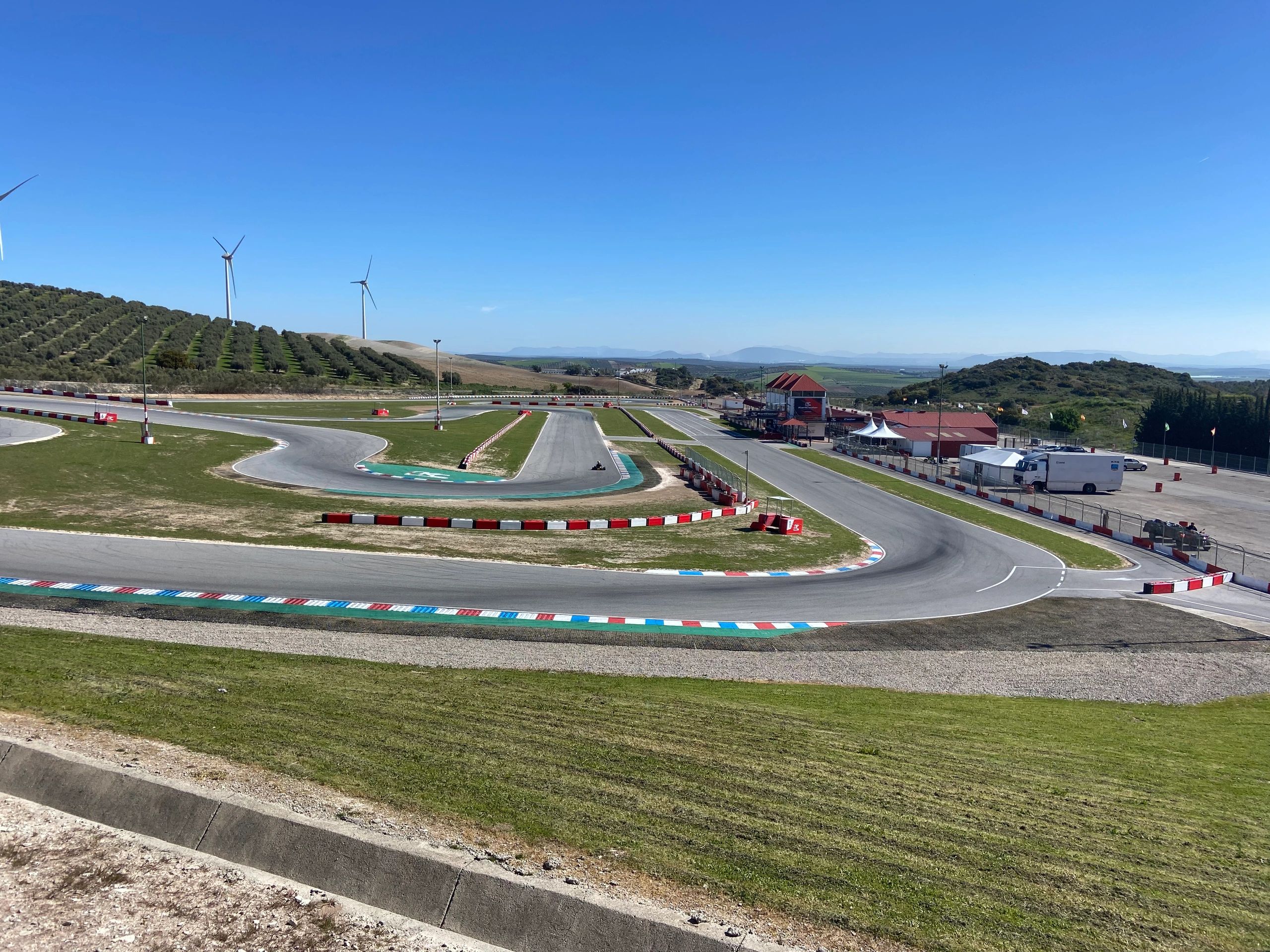 Spencer Roest drives KCMax kart at Karting Campillos Spain