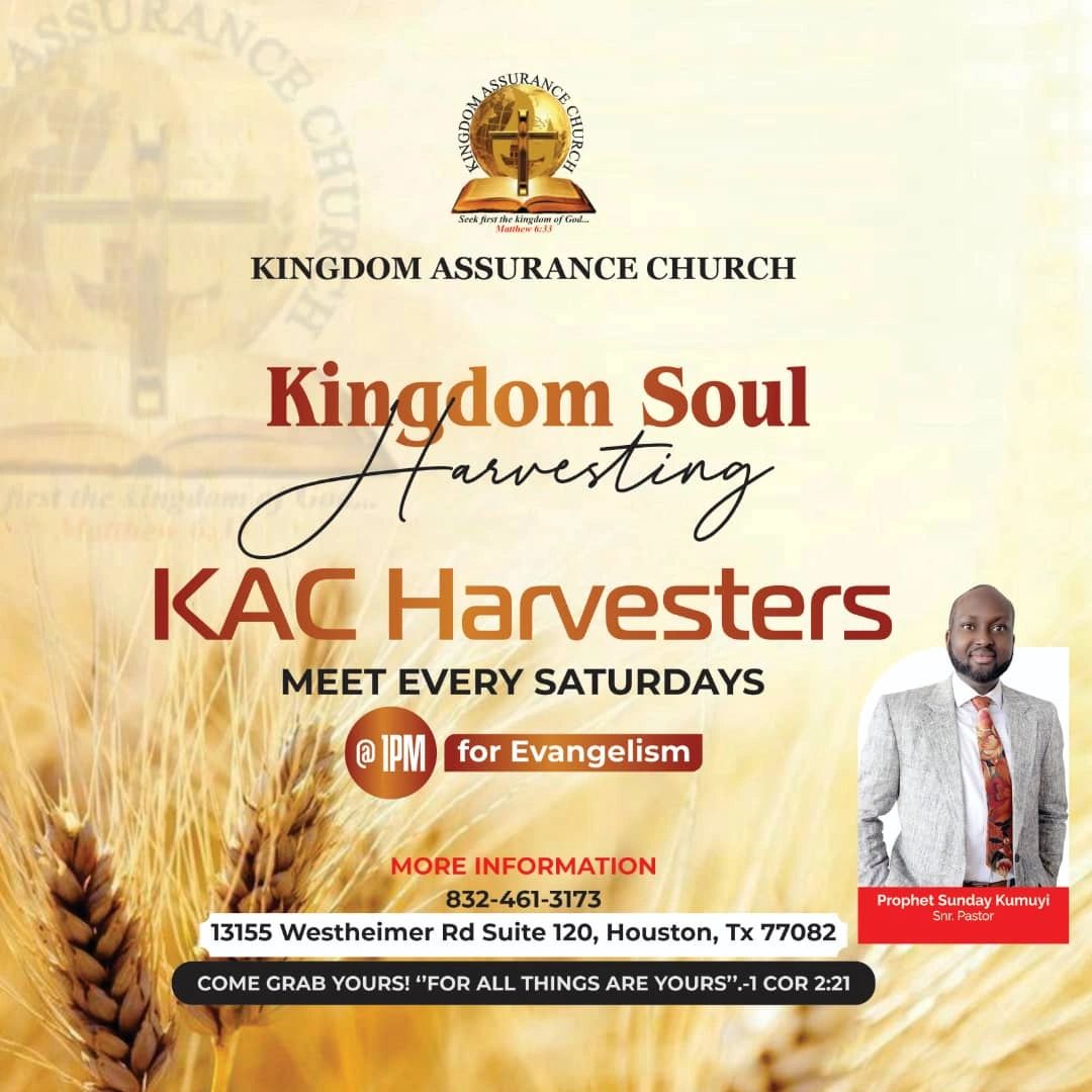 KAC Harvester Ministry 2025 Flyer
