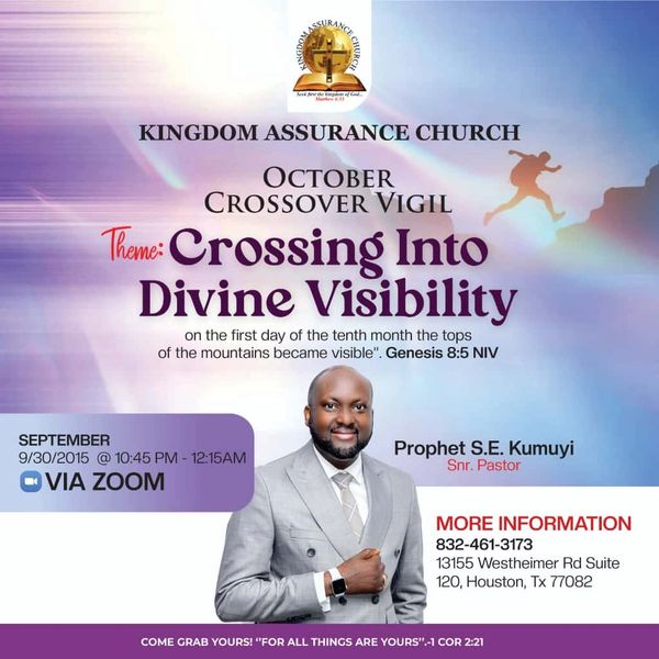 KAC October 2025 Crossover Vigil Flyer