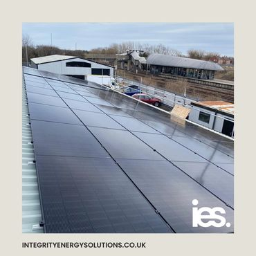 Solar Panels, On Roof System, Commercial Install, Integrity Energy Solutions, North East Contractor