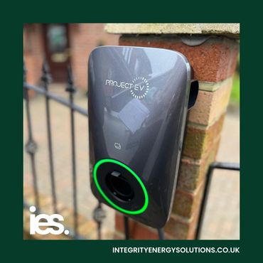 EV Car Charger, Wall Mounted, Integrity Energy Solutions, North East Renewables, Go Green 