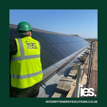 Solar Panels, Commercial Solar Install, Integrity Energy Solutions, Inline Integrated Panels