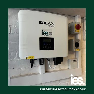 SolaX Power Install, Approved Installers, Integrity Energy Solutions, Renewable Contractors 
