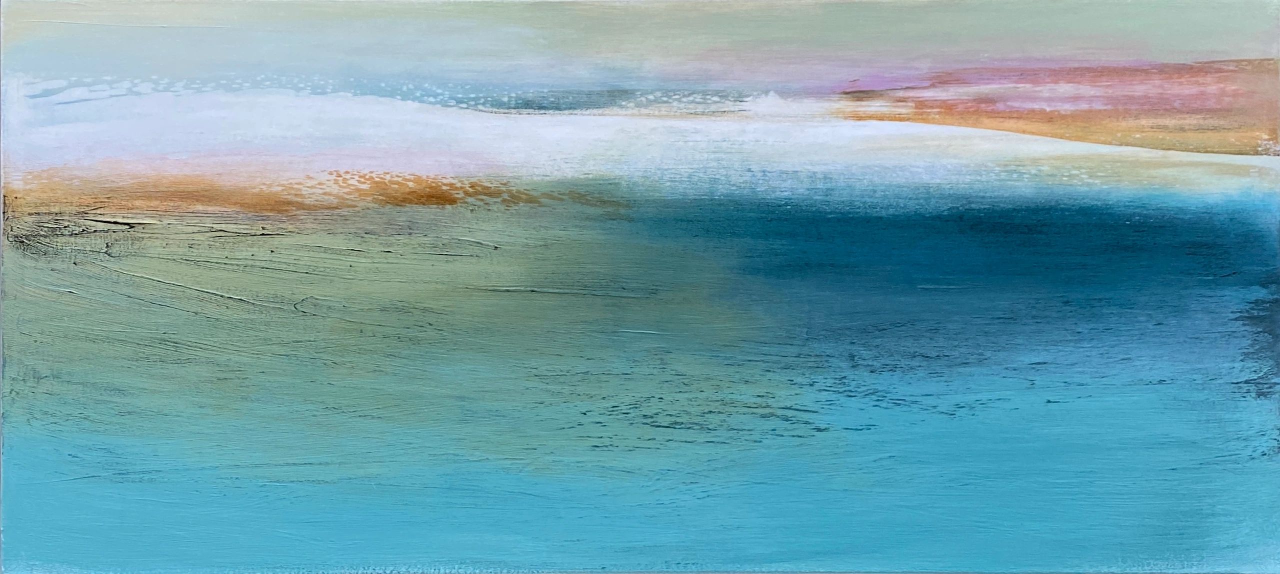 abstract seascape painting large scale