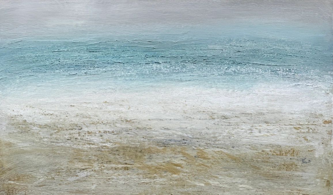 large painting of the sea
