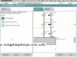 How when running BMW diagnostics, adaptions required are run automatically on our VAG laptop