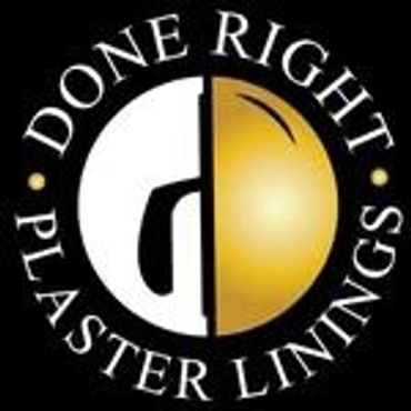 Logo of Done Right Plaster Linings.