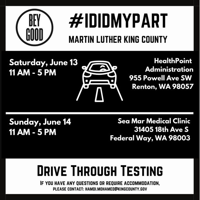 black and white images listing times and dates of the testing event