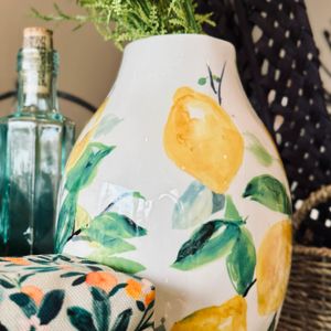 lemon vase tall