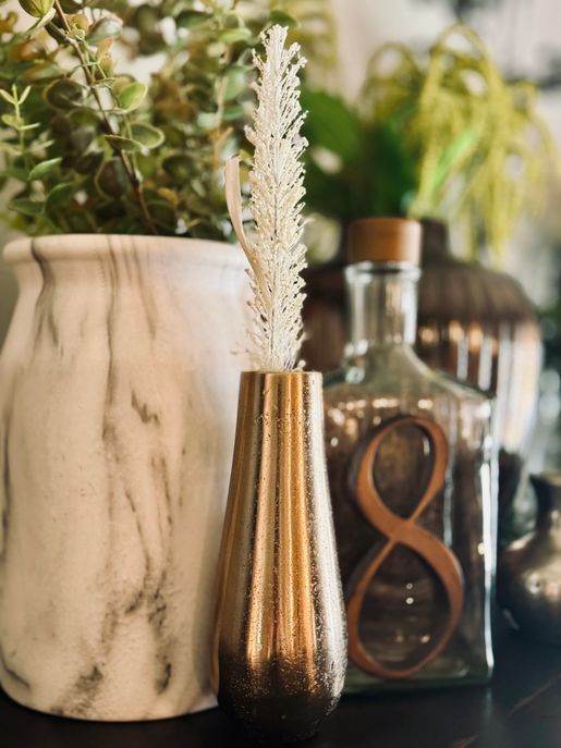 Brass Flute Bud Vase - Image 2