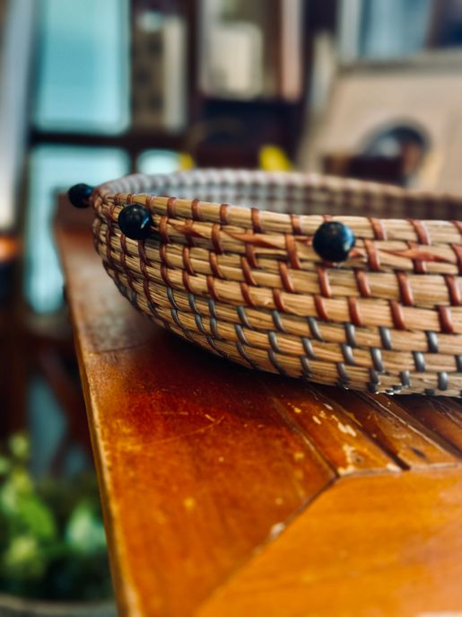 Boho round basket - Image 3