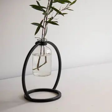Auden Farmhouse Black & Metal Bud Vase - Image 4