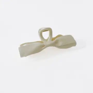 Haven Hair Bow Claw Clip - Cream - Image 2