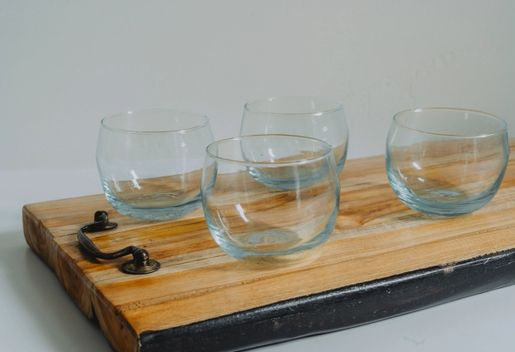 Moroccan Stemless Goblet - Clear - Image 2