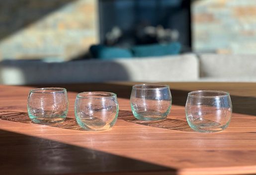 Moroccan Stemless Goblet - Clear - Image 5