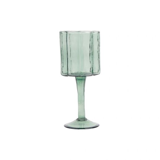 Daisy Wine Glass Green L