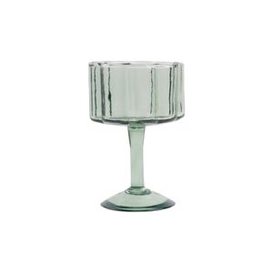 Daisy Wine Glass Green S