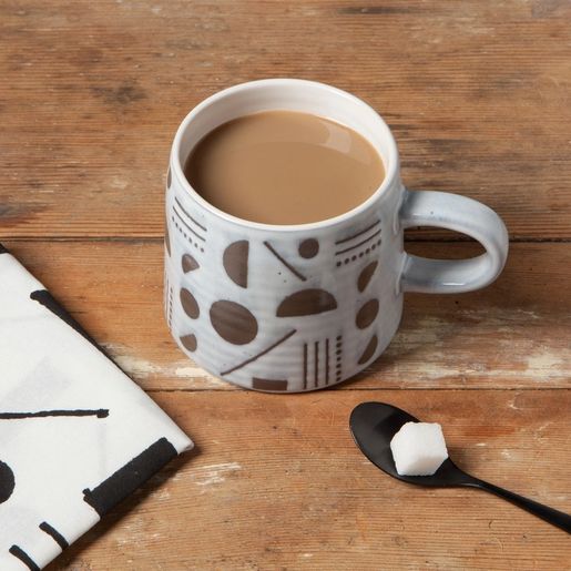 Domino Imprint Stoneware Mugs - Image 2