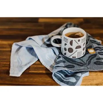 Domino Imprint Stoneware Mugs - Image 3