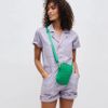 Kelly Green | Divide & Conquer | Woven Neoprene Crossbody