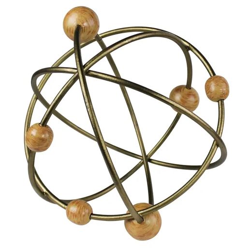 Oberon Wire & Wood Sphere - Med
