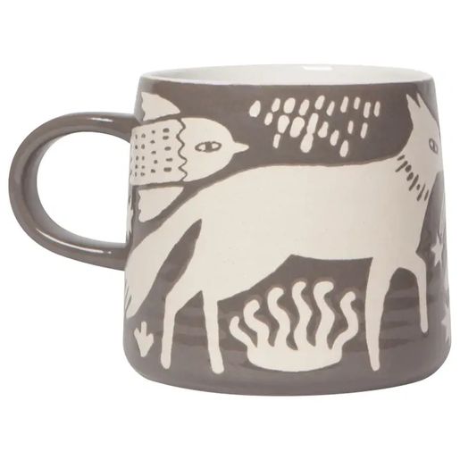 Timber Imprint Stoneware Mug - Image 4