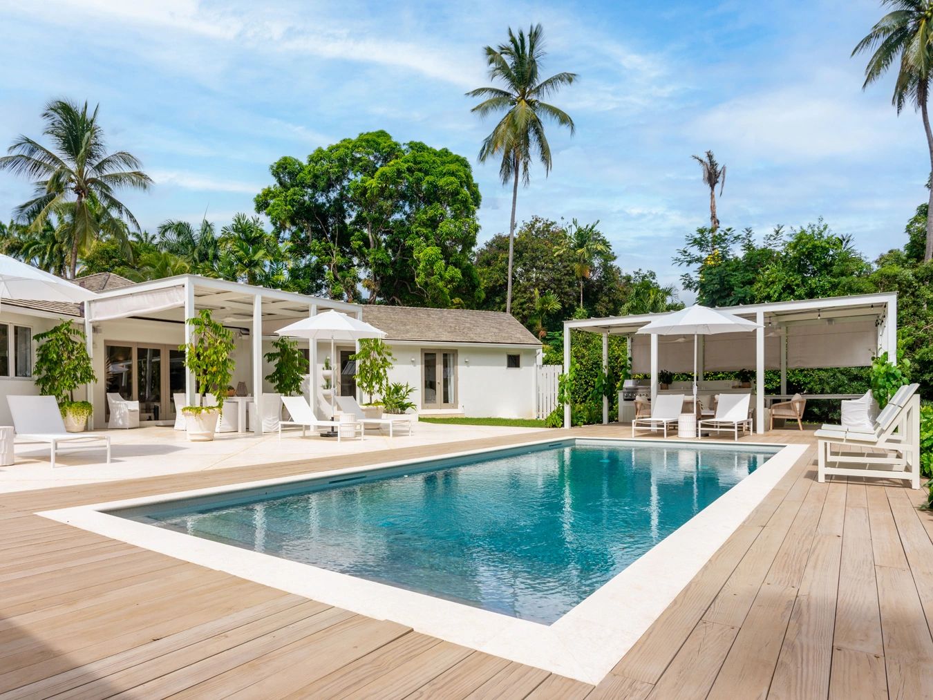 Poolside at Honeycomb House Queens Fort Barbados 