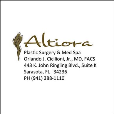 GOLD QUADRANT
Altiori Plastic Surgery & Med Spa
443K John RIngling Blvd
941-388-1110