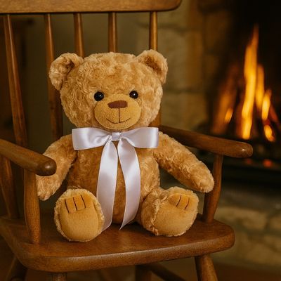 Memory bear for ashes keepsake