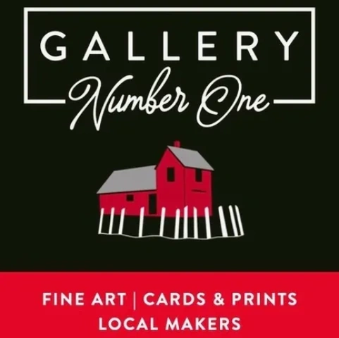 Gallery Number One logo with graphic of Motif #1.