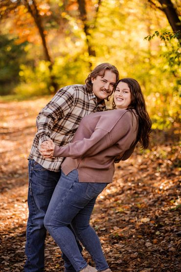 Blaine Minnesota engagement photo session