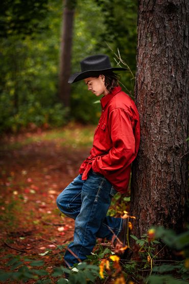 Isanti senior male portrait