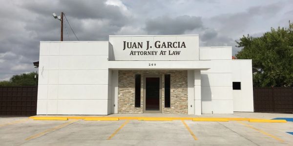 Front view of Juan J. Garcia Attorney at Law office building.