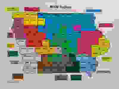 Iowa MHDS Regions Map