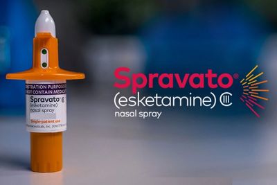 Spravato (esketamine) nasal spray for medical use.