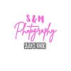 Logo for S&amp;M Photography Studio in pink and gray.