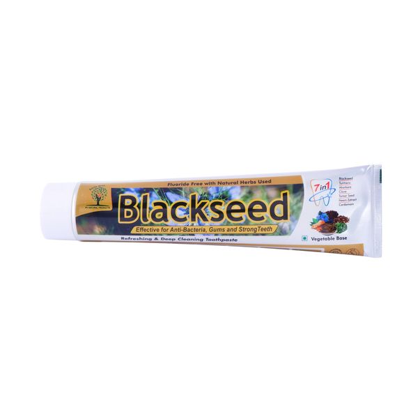 Blackseed toothpaste for anti-bacterial and strong teeth care.
