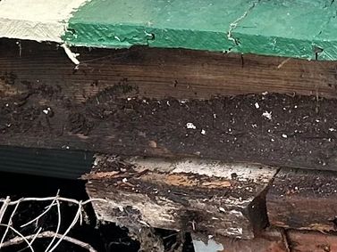 rotted rim joist