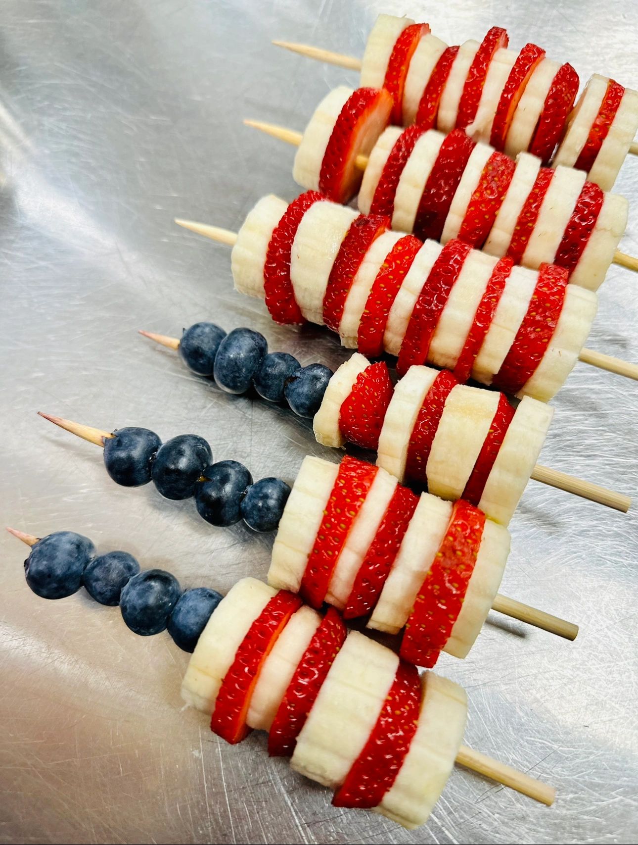 4th of july fruit kebobs