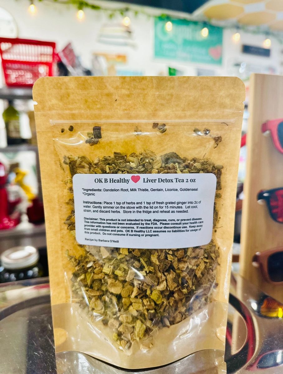 Liver Tea Label Liver Tea 4oz