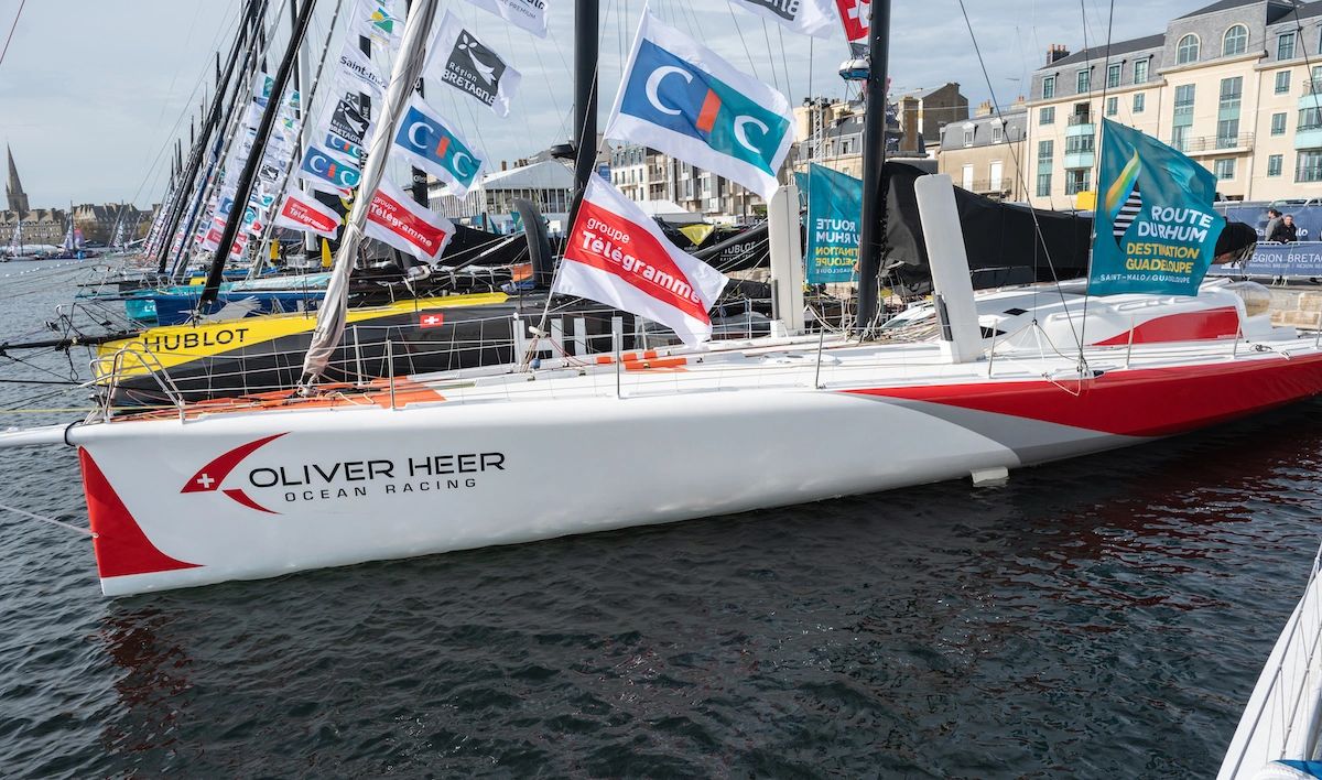 Oliver Heer arrives in St Malo ahead of the Route Du Rhum 2022