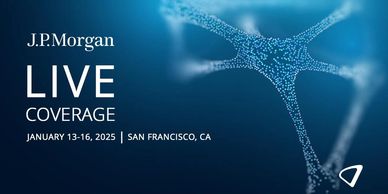 J.P. Morgan LIVE coverage event announcement.