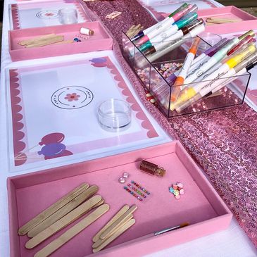 Beautiful Sydney based craft parties for fairy fans. Kids create their own fairy doors.