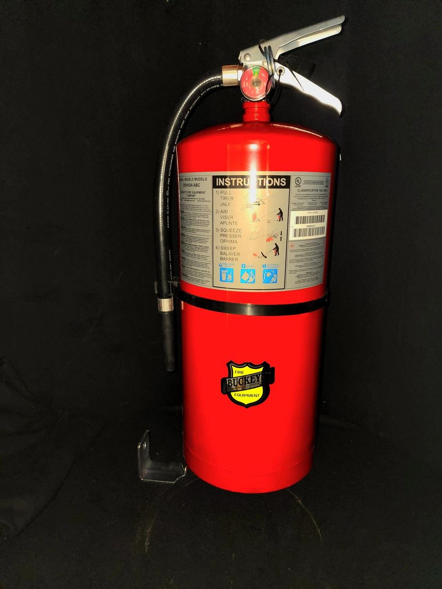 20 Lbs ABC Fire Extinguisher (Buckeye) Wall Mount