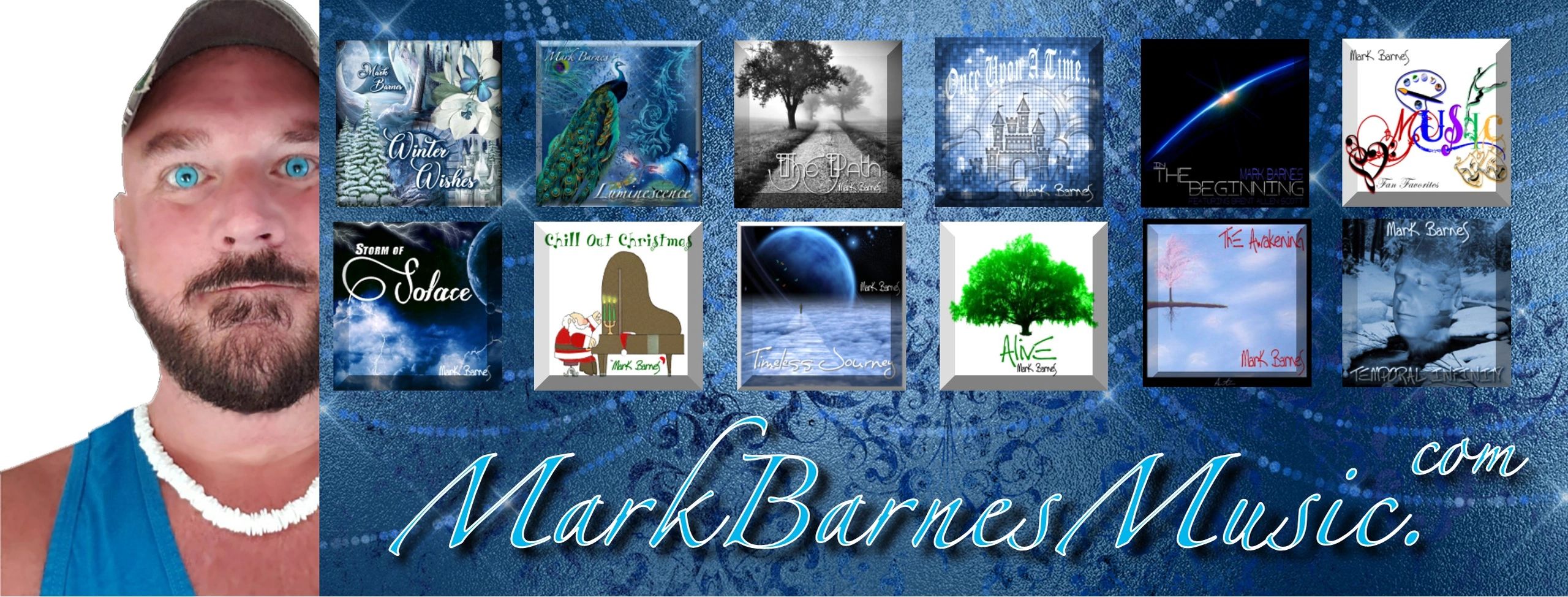 Mark Barnes Music and his 12 current albums.
